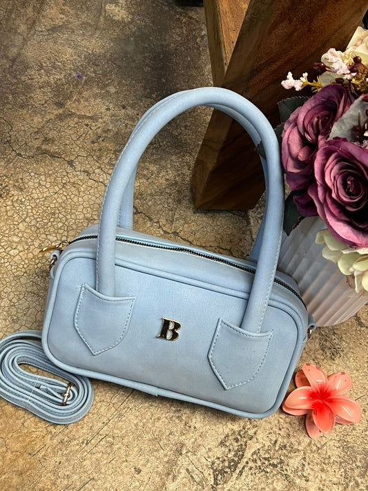 BOLSO ARCADIE CELESTE GAMUZA