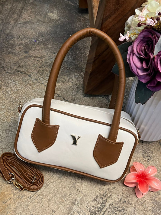 BOLSO ARCADIE HUESO/CAMEL
