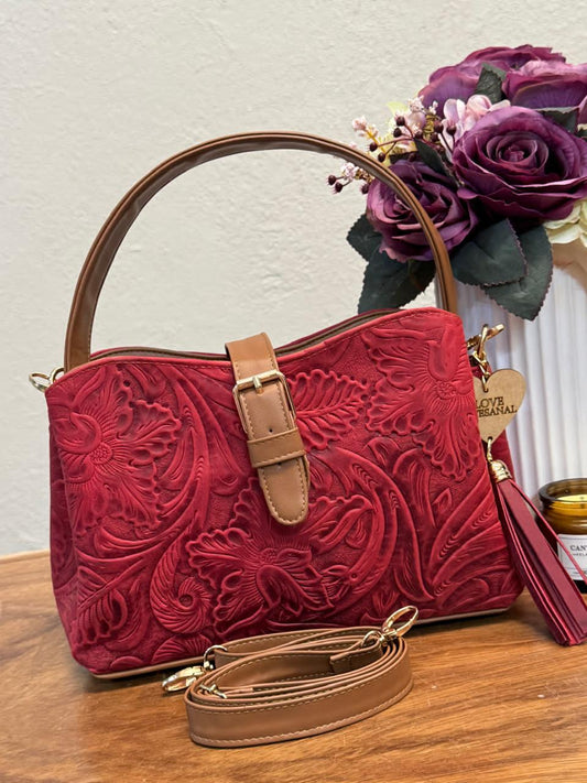 BOLSO DEBORAH ROJO