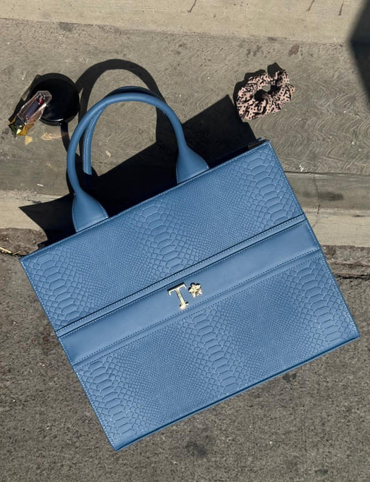 TOTE PREMIUM ZEUS AZUL MEZCLILLA