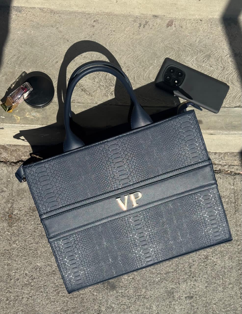 TOTE PREMIUM ZEUS AZUL MARINO