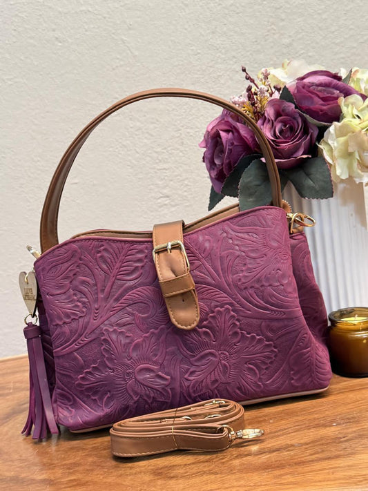 BOLSO DEBORAH BURGUNDY