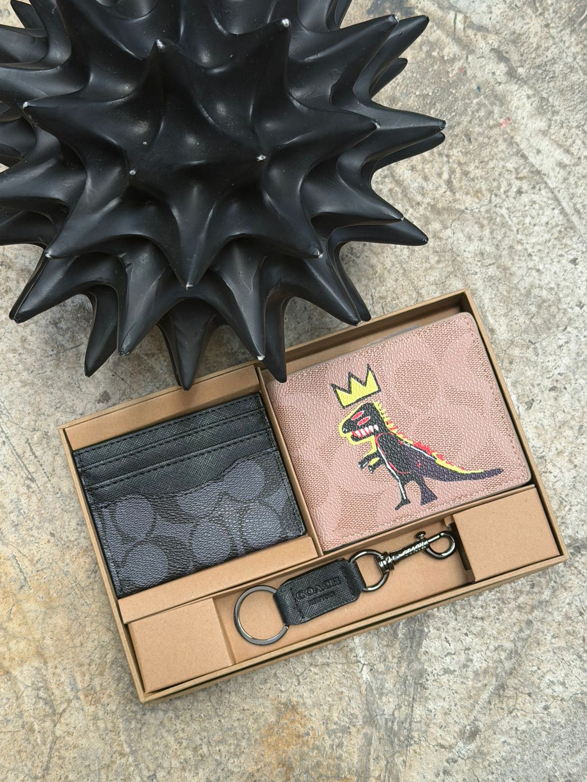 SET CARTERA COACH REX KHAKI