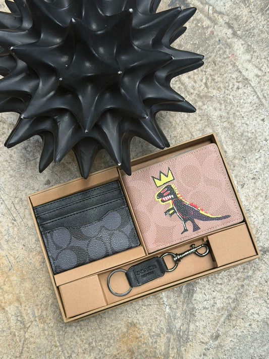 SET CARTERA COACH REX KHAKI