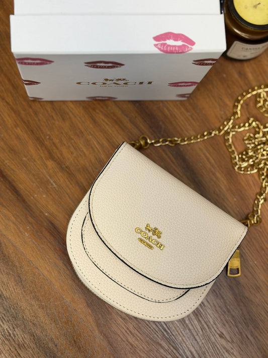 MINI FLAP COACH HUESO LISO