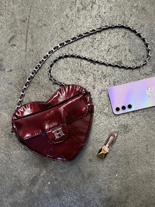 HEART BAG VINO CHAROL ARUGADO H/PLATA