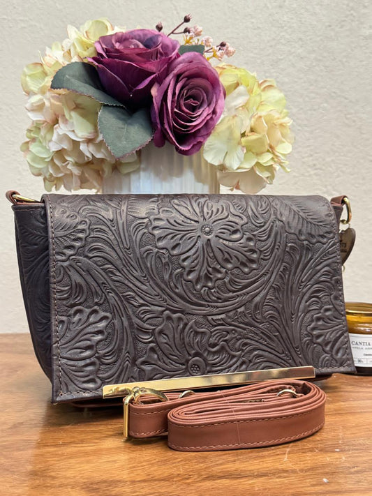 CROSSBODY VIANNEY GRABADO FLORES FERRERO