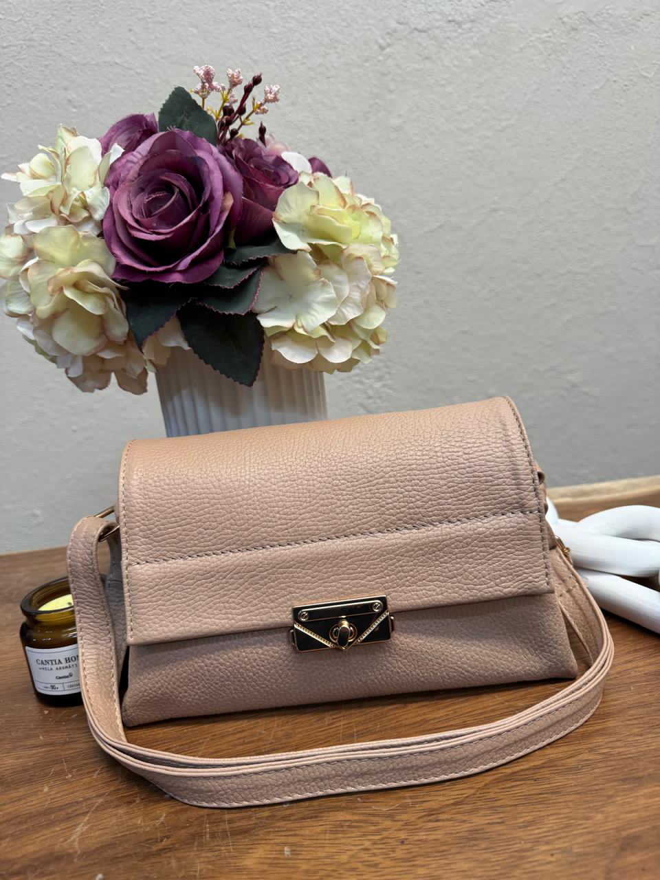 BOLSO 100% PIEL ARGELIA MAQUILLAJE
