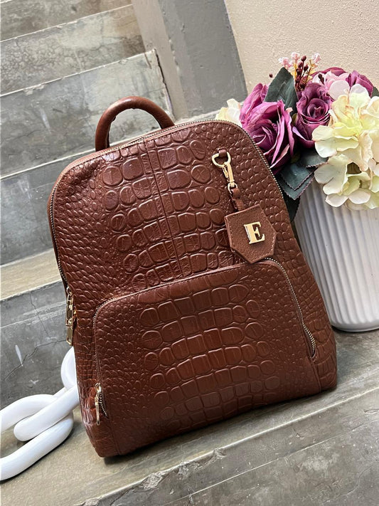 MOCHILA 100% PIEL ALASKA SHEDRON