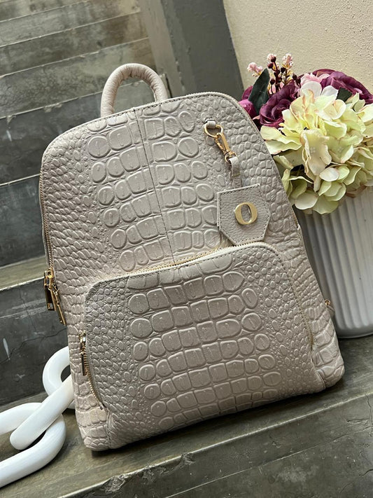 MOCHILA 100% PIEL ALASKA TERRA