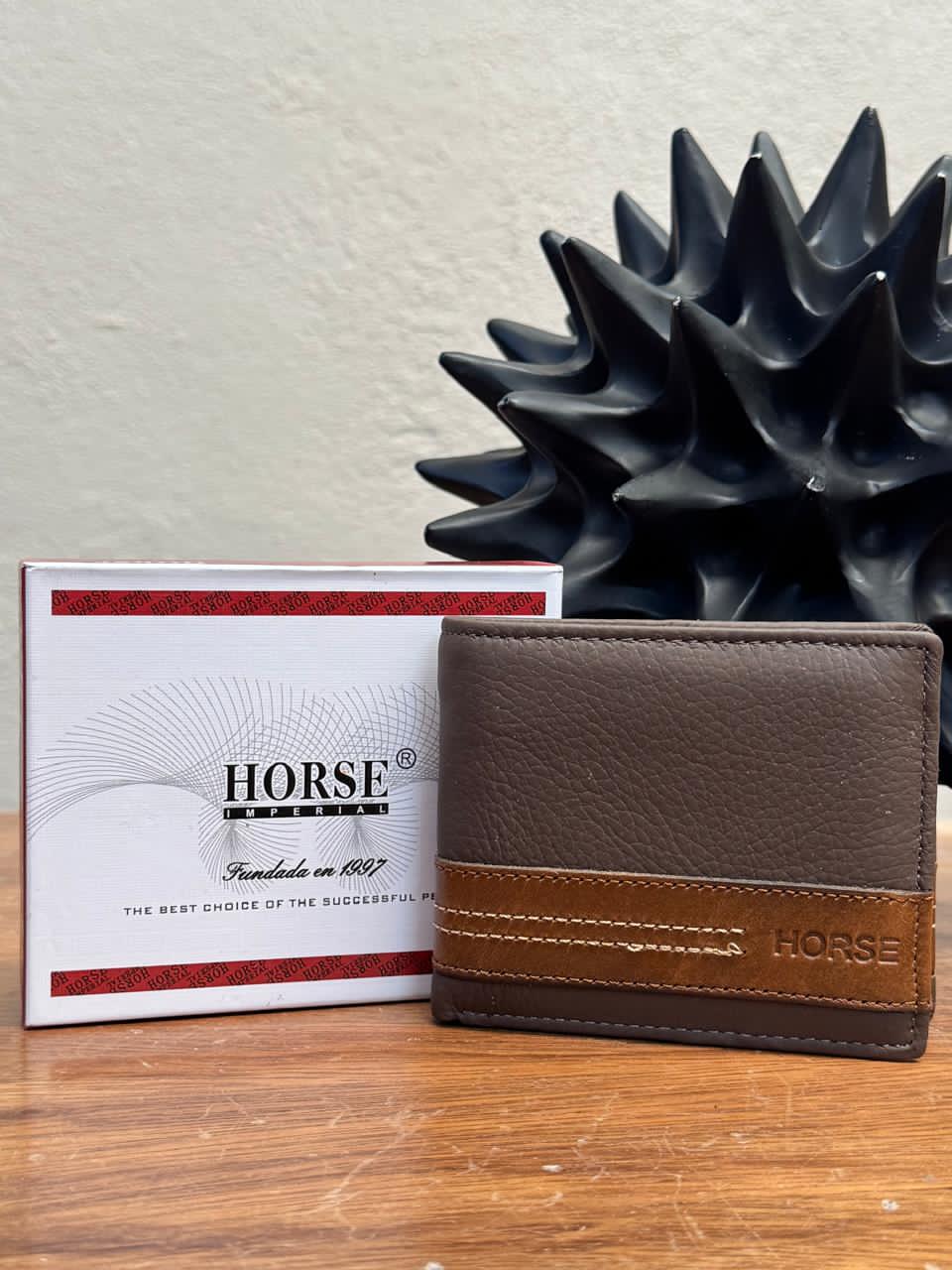 CARTERA HORSE PIEL BIFOLD CAFE/CAMEL