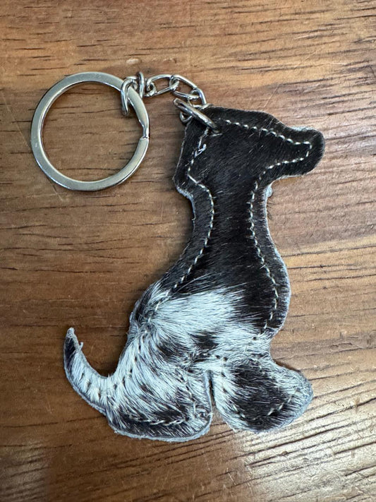 LLAVERO DE PELO FORMA DE PERRO