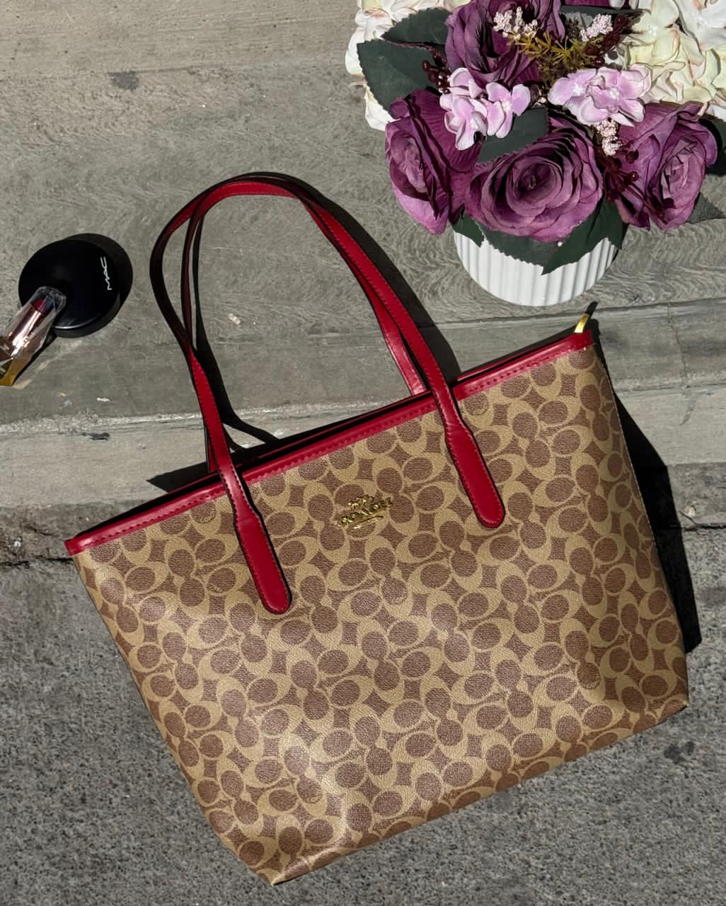 BOLSA COACH GRANDE KHAKI