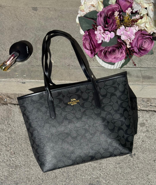BOLSA COACH GRANDE NEGRO