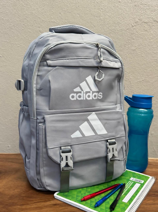 MOCHILA BROCHES ADIDAS 001 GRIS