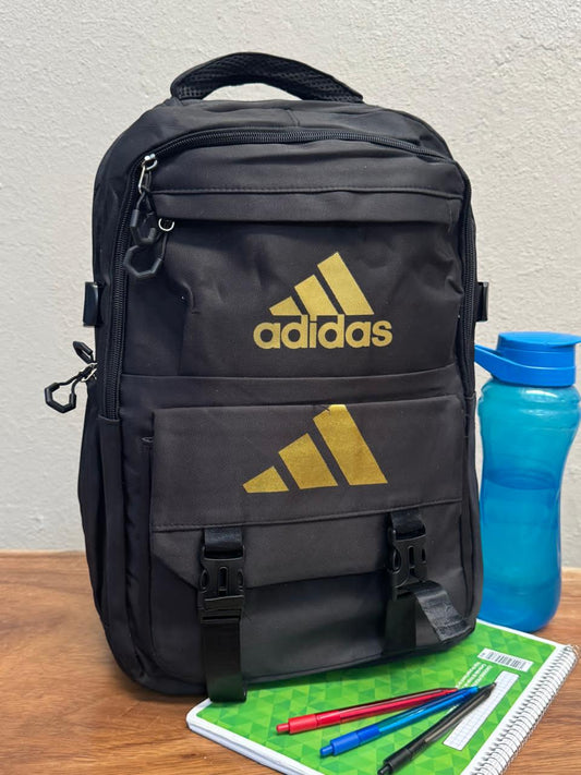 MOCHILA BROCHES ADIDAS 001 NEGRO