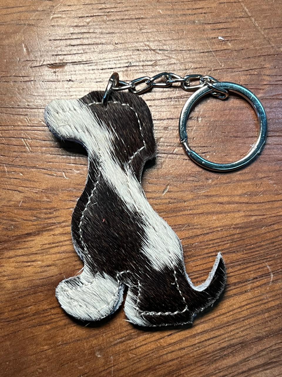 LLAVERO DE PELO FORMA DE PERRO