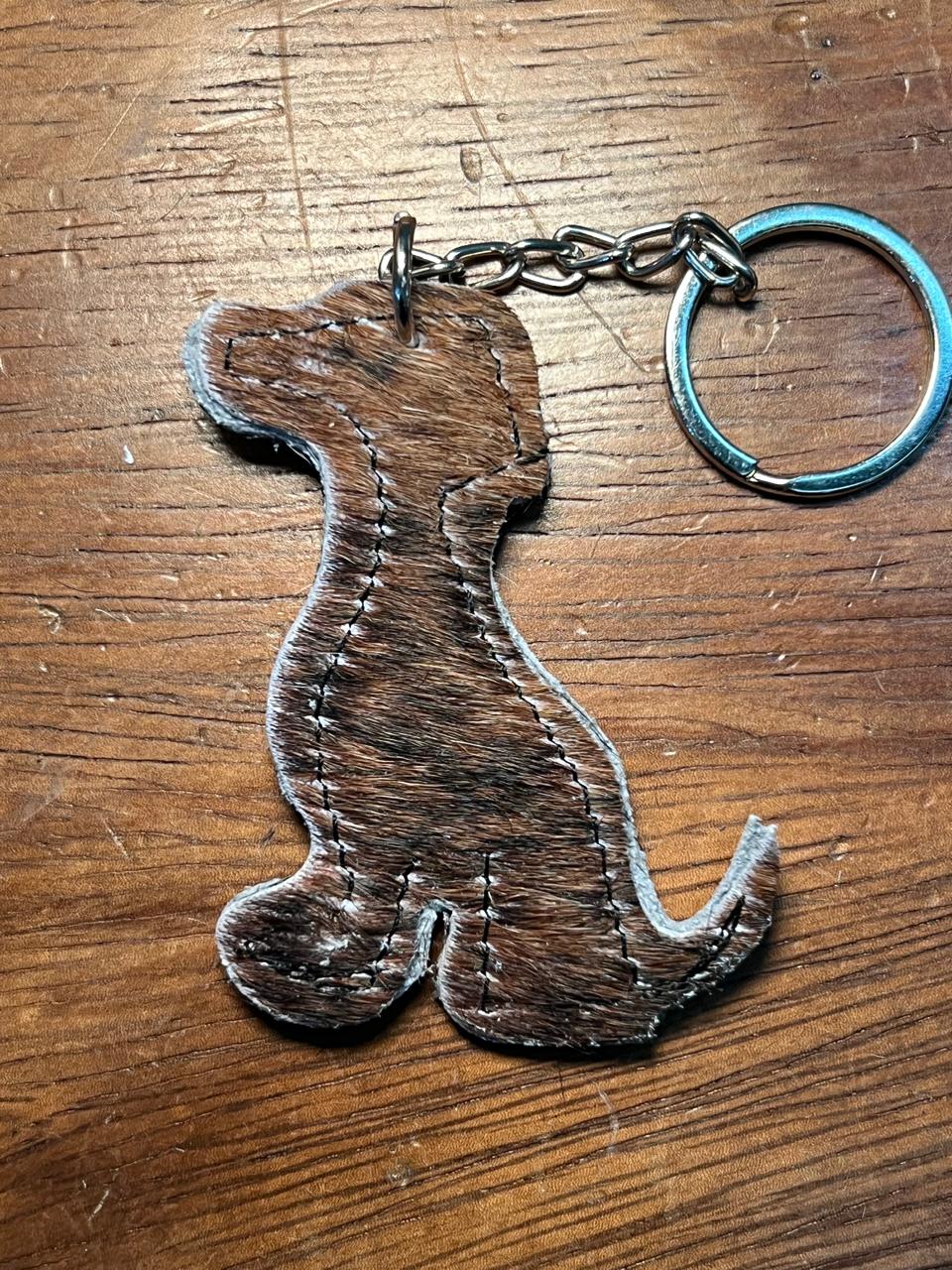 LLAVERO DE PELO FORMA DE PERRO