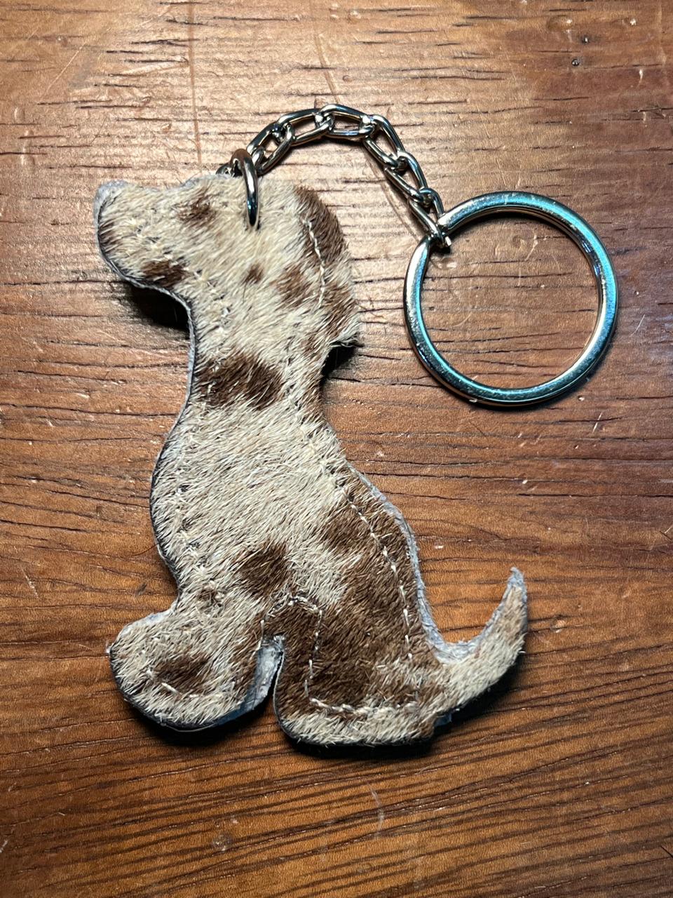 LLAVERO DE PELO FORMA DE PERRO