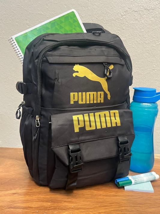 MOCHILA BROCHES PUMA NEGRO