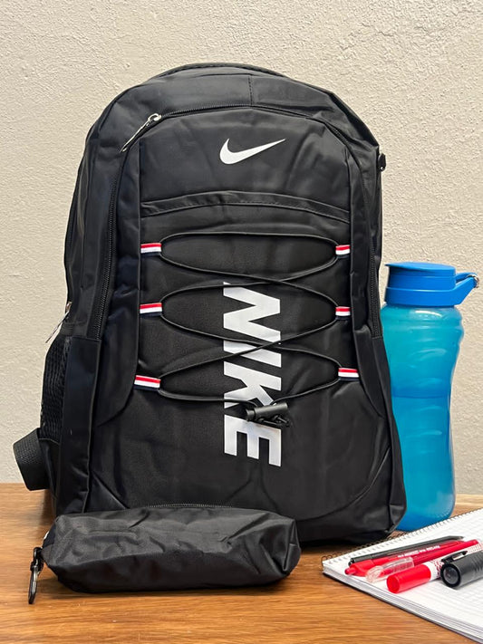 MOCHILA CON LAPICERA NIKE AGUJETA NEGRO