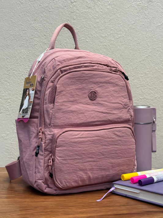 MOCHILA JUVENIL CHIMBAO COLOR ROSA