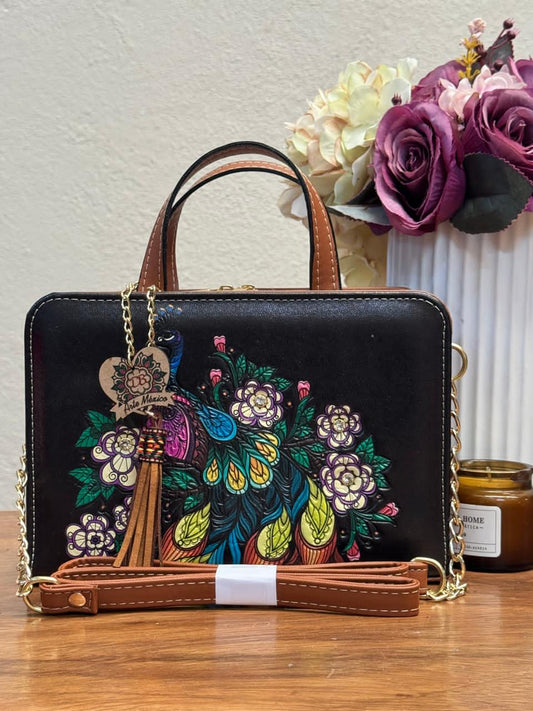 DB CROSSBODY PAVORREAL NEGRO