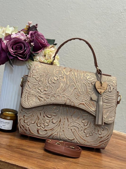 BOLSO PENELOPE VAINILLA-COBRE