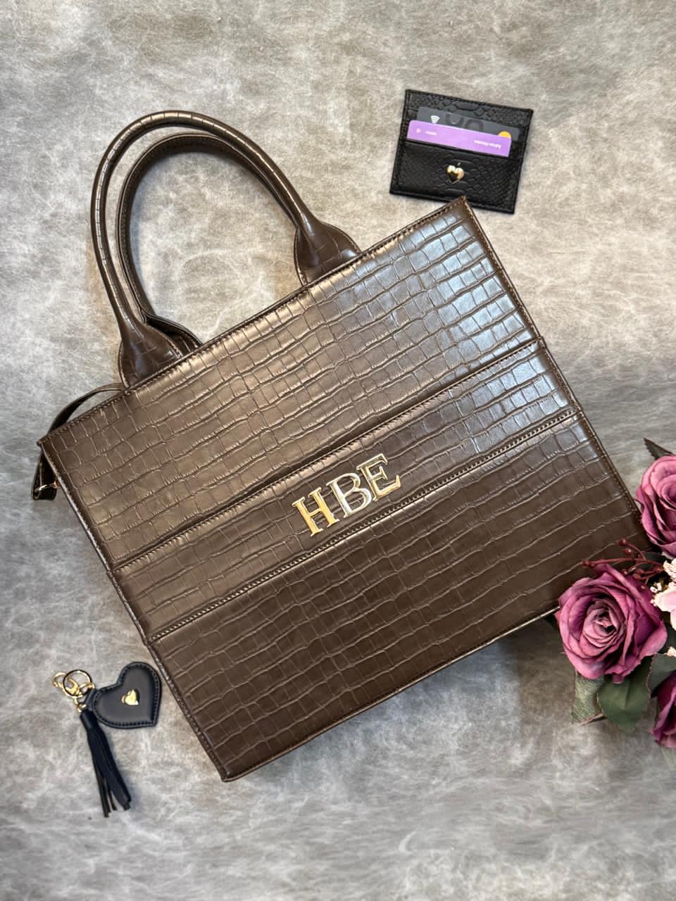 TOTE CLASICA GDE CHOCOLATE DRILO