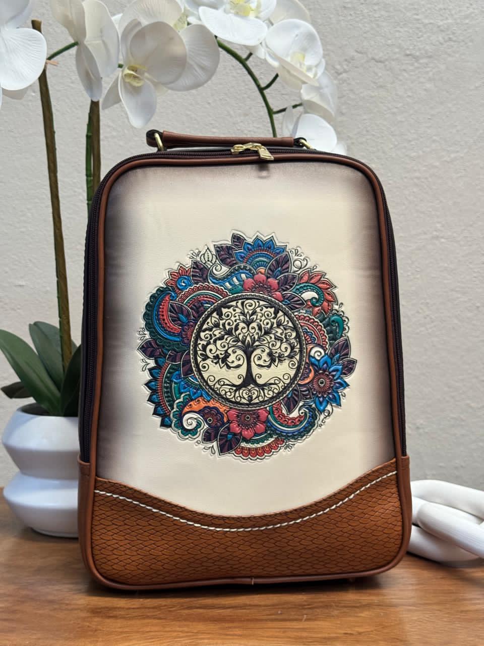 DB MOCHILA VENECIA ARBOL DE LA VIDA HUESO-CAMEL