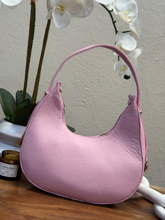 BOLSO 100% PIEL MARSELLA ROSA PALIDO