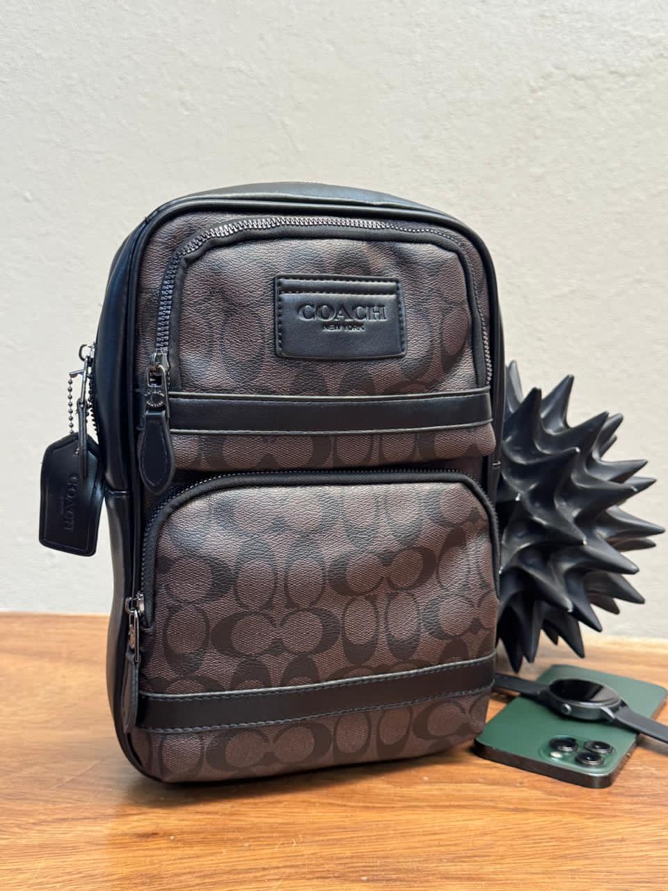 PECHERA DE IMPORTACION COACH CHOCOLATE