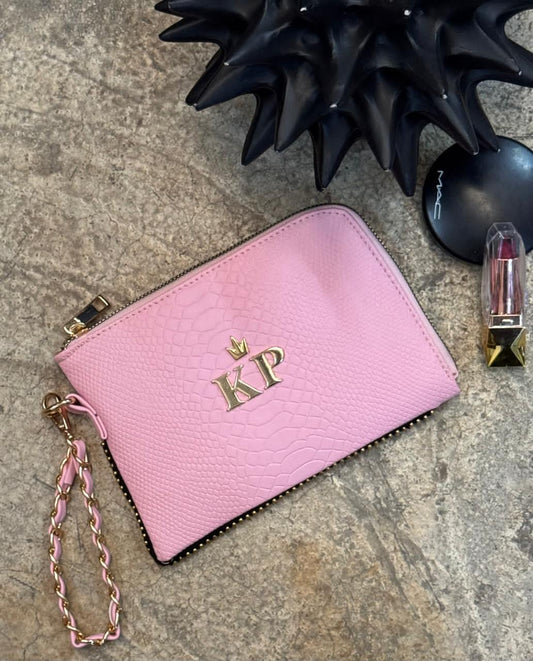 MONEDERO XL PREMIUM ROSA PARAISO H/DORADO