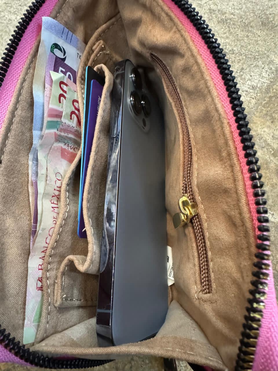 MONEDERO XL PREMIUM LINGOTE MORGAN LISO H/DORADO