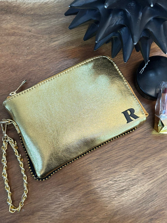 MONEDERO XL PREMIUM LINGOTE MORGAN LISO H/DORADO