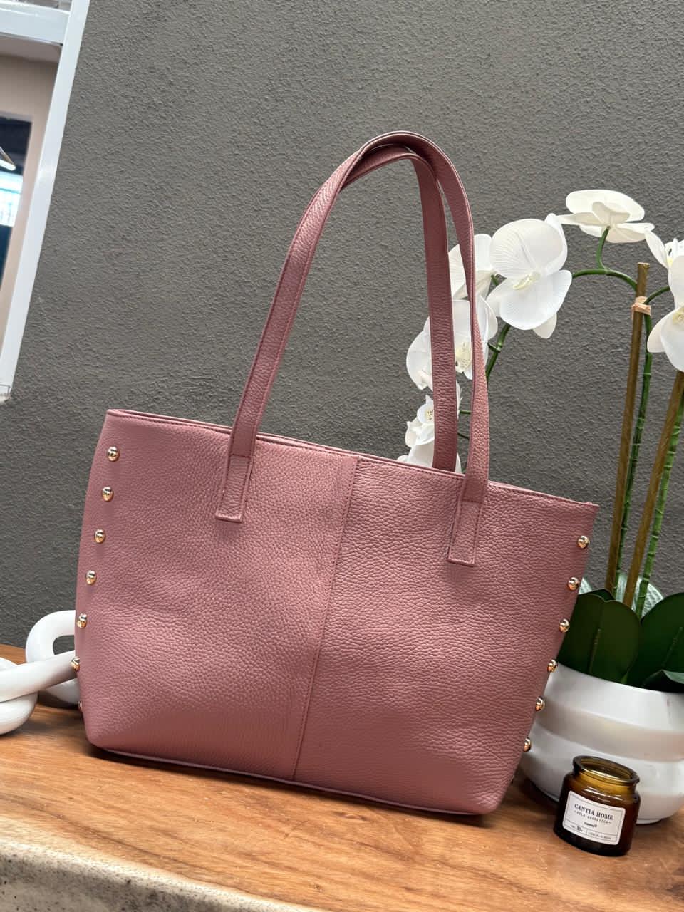 BOLSO 100% PIEL IRLANDA PALO DE ROSA