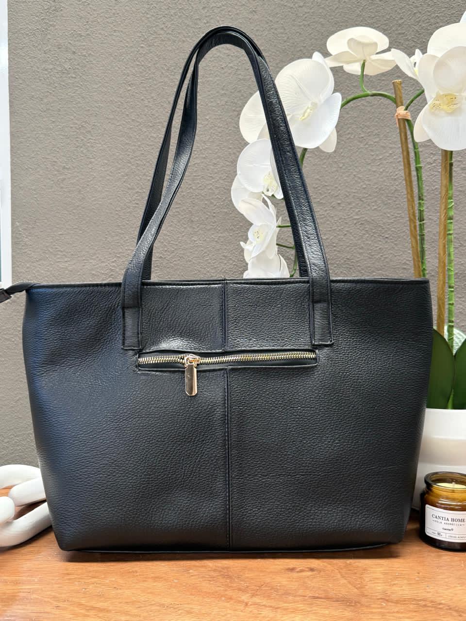 BOLSO 100% PIEL IRLANDA HUESO