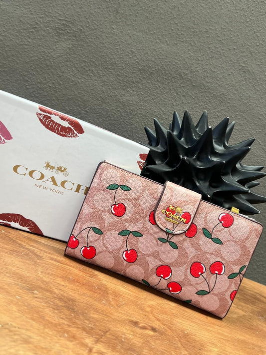 CARTERA COACH DE DAMA CEREZAS MAQUILLAJE