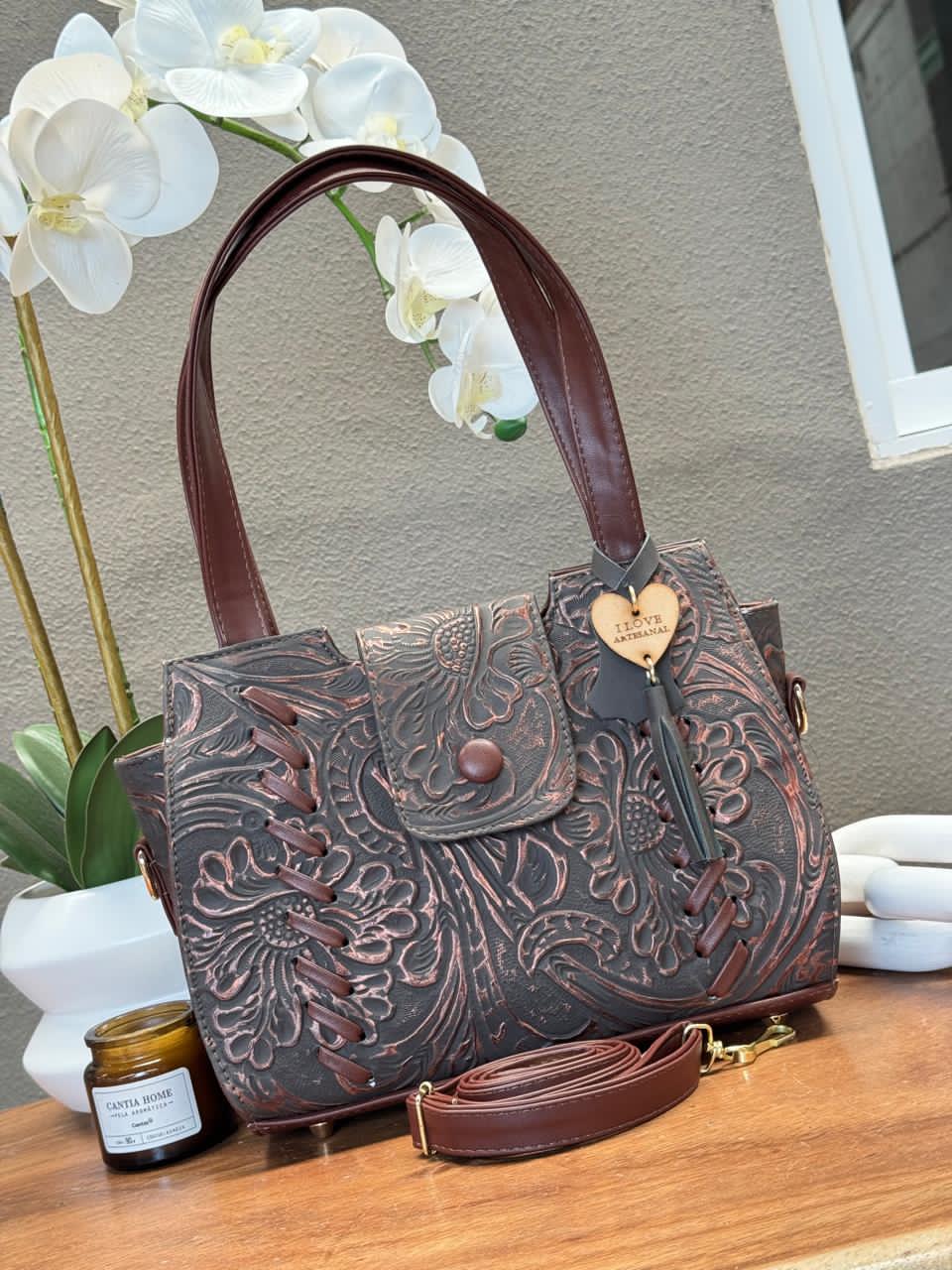 BOLSO EVA VERDE-COBRE