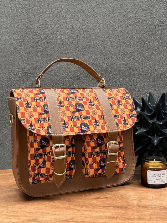 MOCHILA/MALETIN PERSONAJES HARRY POTTER CAMEL
