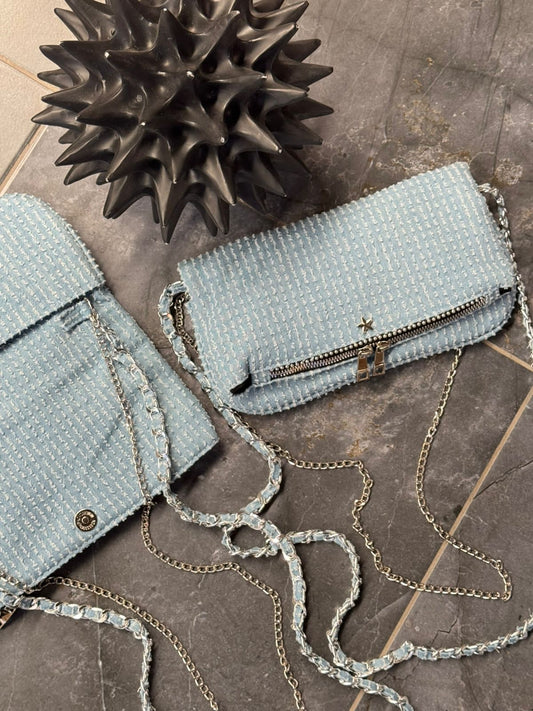 AMONET DENIM RASGADO H/PLATA