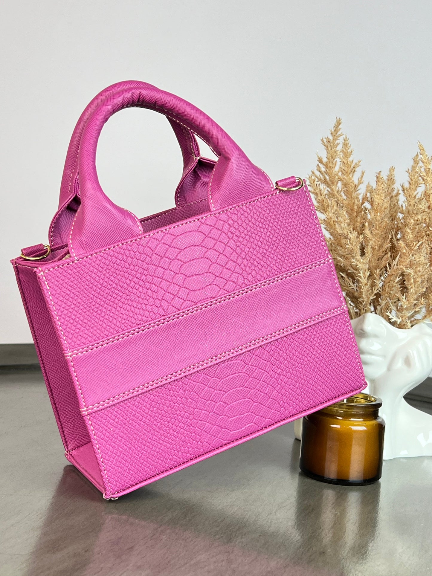 TOTE CLASICA MINI MAGENTA