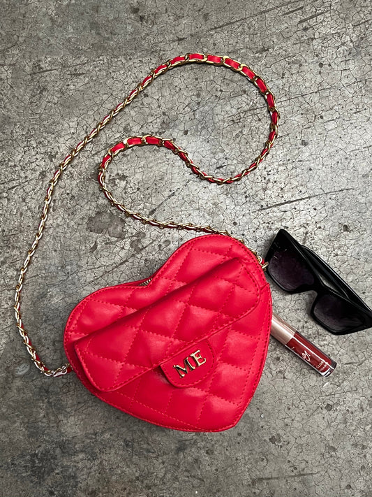 HEART BAG ROJO H/DORADO