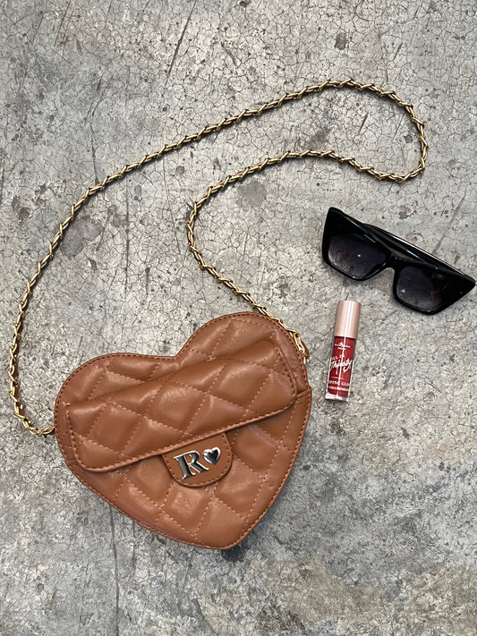 HEART BAG CAMEL H/DORADO