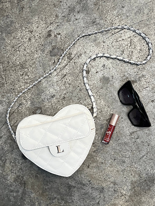 HEART BAG HUESO H/PLATA