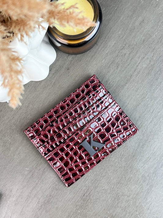 TARJETERO BURGUNDY YUKON