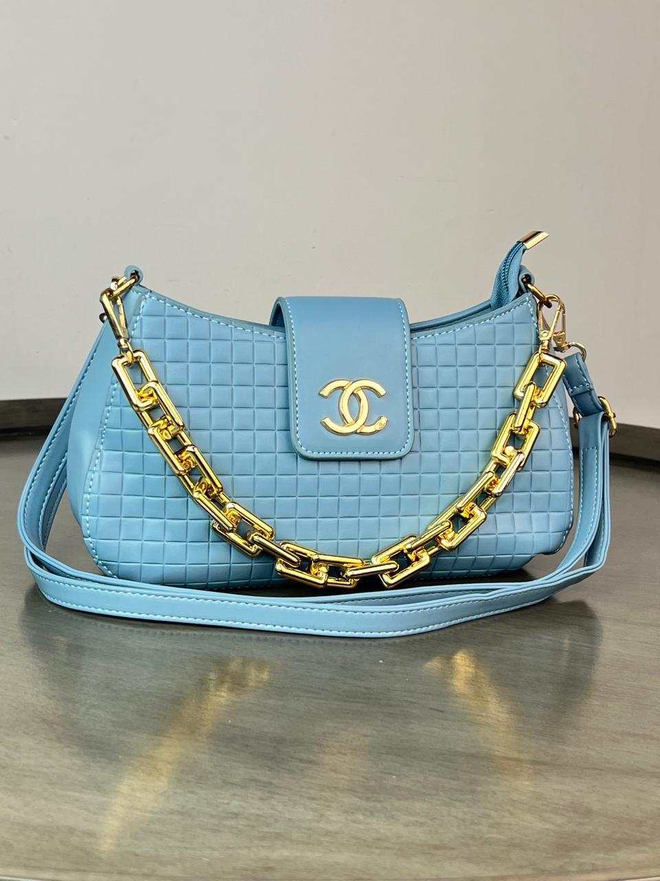 IMPORTACION CHANEL CADENA AZUL