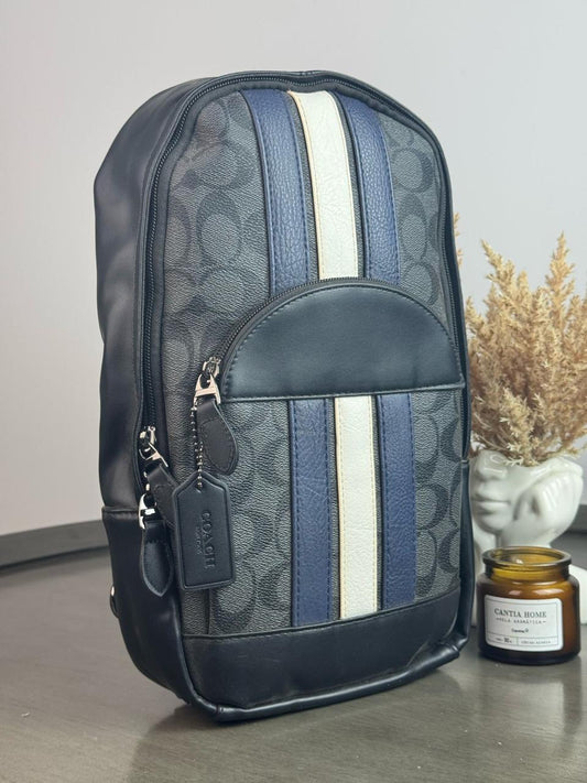 PECHERA COACH NEGRA FRANJA