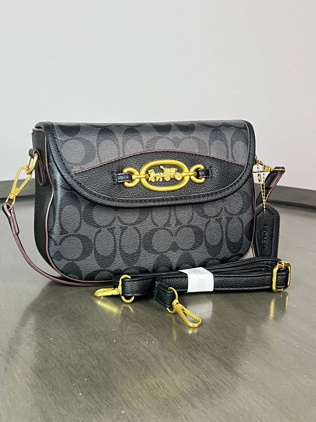 CROSSBODY COACH NEGRO