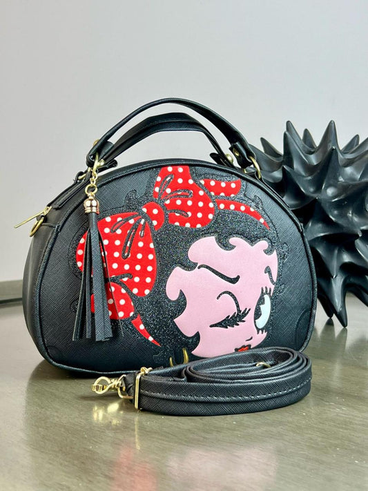 MALETITA PERSONAJE BETTY BOOP NEGRO MOÑO
